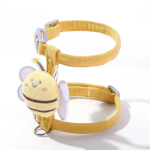 Adjustable Cartoon Bee Pet Harness