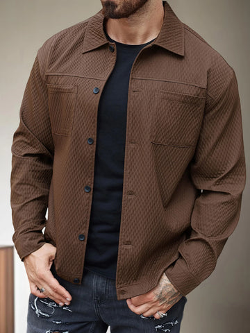 Men’s Fashion Long Sleeve Jacket