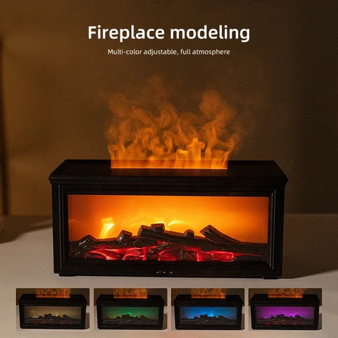 Desktop Colorful Flame Diffuser