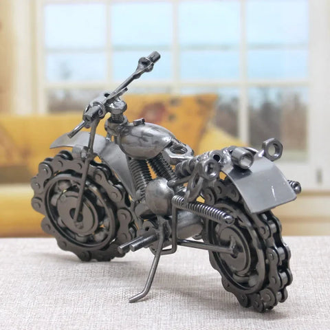 Vintage Metal Motorcycle Model