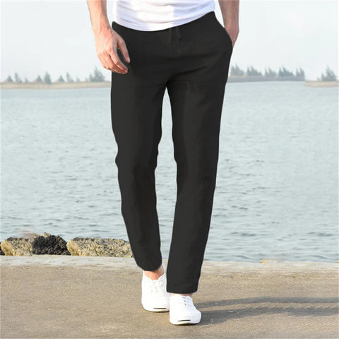 Men’s Cotton Linen Casual Pants