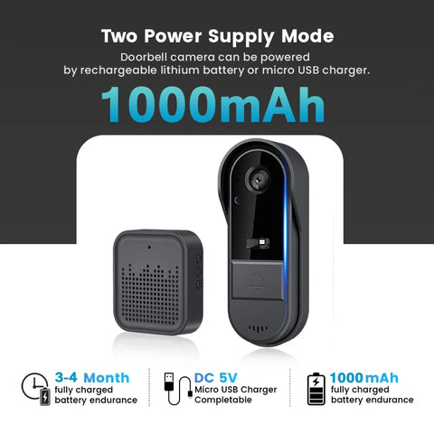 Waterproof WiFi Doorbell Camera