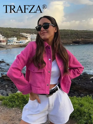 Fashionable Long Sleeve Coat for Women