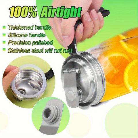 Wide Mouth Stainless Steel Lids