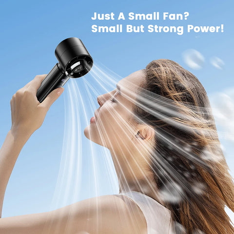 Portable Fan with Digital Display