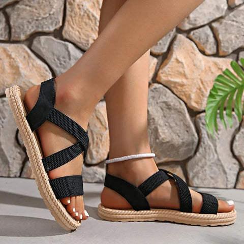 Trendy Womens Flat Beach Sandals