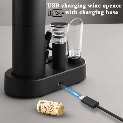 Battery Powered Wine Opener Easy Use