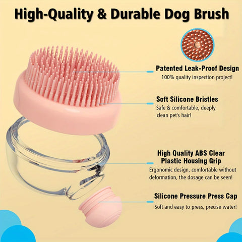Massage Shampoo Brush for Dogs