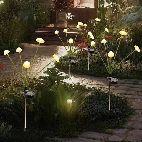 Dual Mode Solar Mushroom Lamp