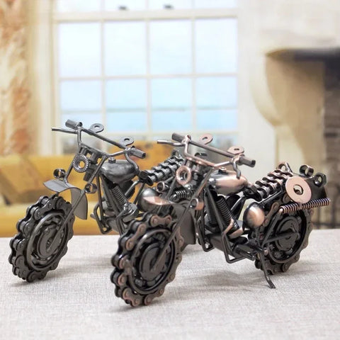Vintage Metal Motorcycle Model