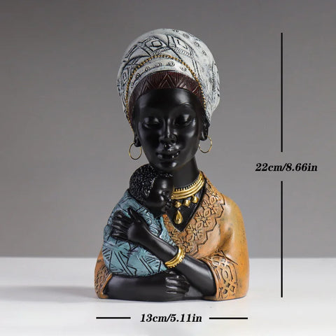 Ethnic Style Abstract Statue for Home Decor