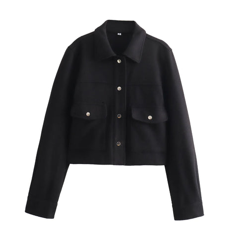 Fashionable Long Sleeve Coat for Women