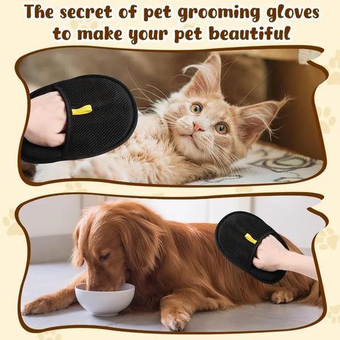 Reusable Pet Grooming Gloves