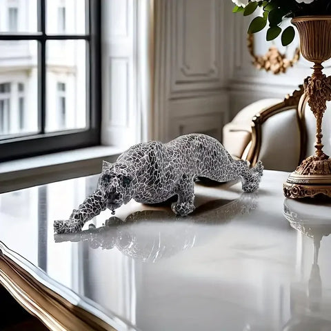 Creative Panther Sculpture Home Decoration