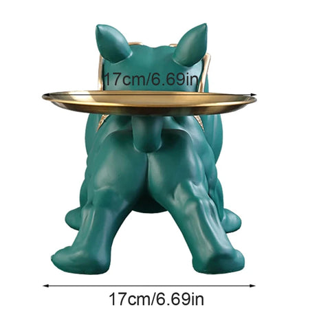 Home Decor Puppy Sculpture Storage Box