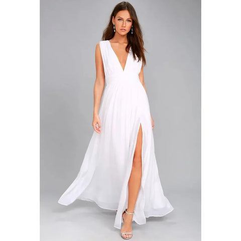 Backless Mesh Bodycon Maxi Dress