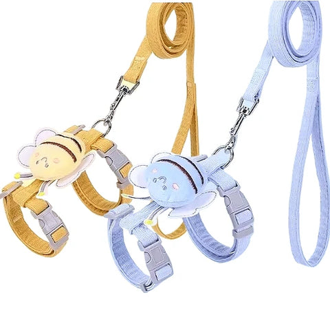 Adjustable Cartoon Bee Pet Harness