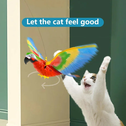 Hanging Simulation Bird Cat Toy