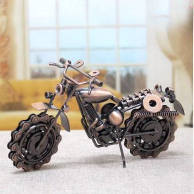 Vintage Metal Motorcycle Model