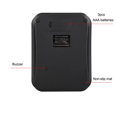 Waterproof Touch Screen Food Scale