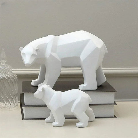 Wine Cabinet Polar Bear Craft Artwork