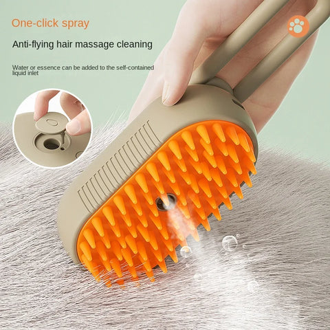 Cat Dog Grooming Comb with Spray