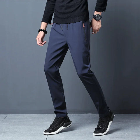Men’s Straight Slim Fit Casual Pants