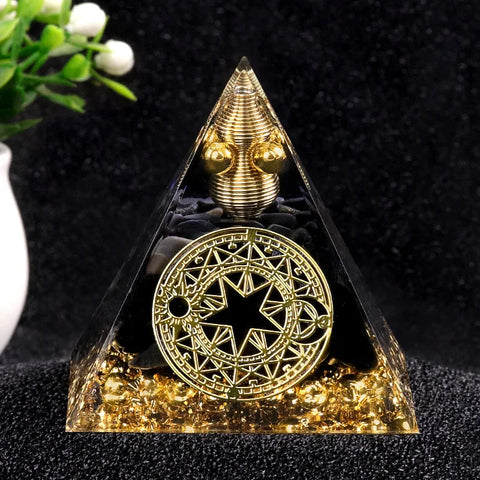 Gemstone Decorative Pyramid for Home