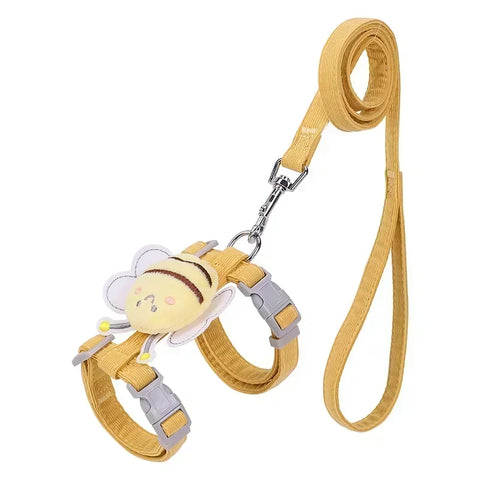 Adjustable Cartoon Bee Pet Harness